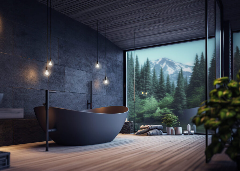 bathroom interior design bathroom interior design with matte black bath